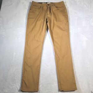 Scott James Pants Mens 33x32 Brown Slim Fit Stretch Chino Five Pocket Casual